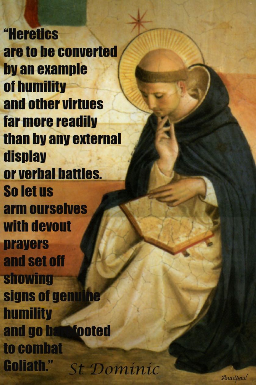 heretics - st dominic