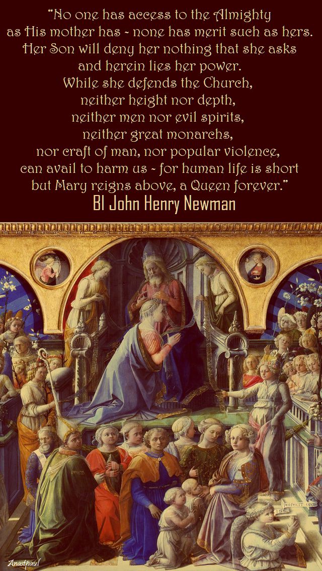 no one has access to the almighty - bl john henry newman