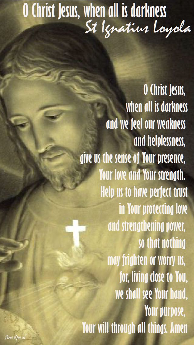 o christ jesus when all is darkness - st iggy - No 2