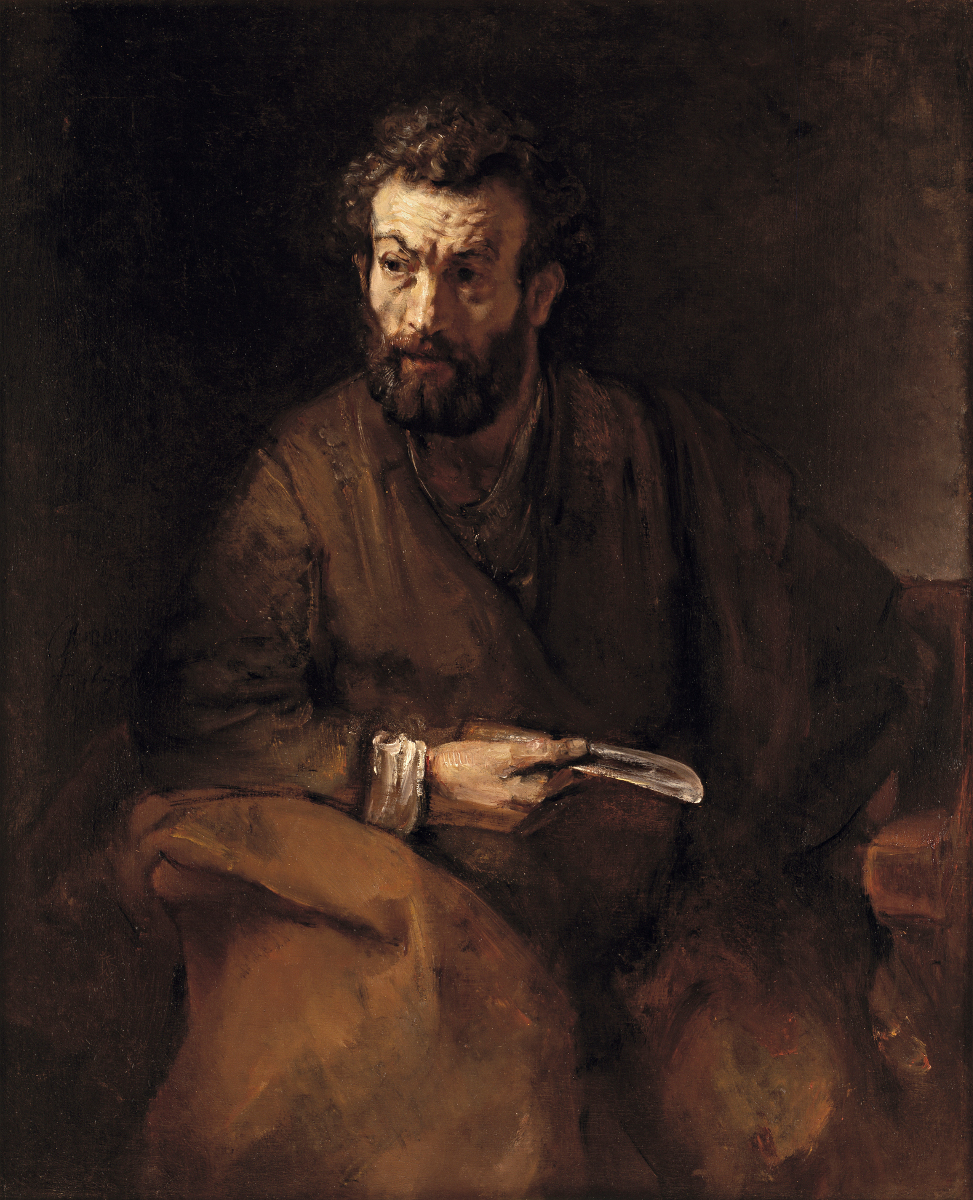 Rembrandt Harmensz. van Rijn- The apostle Bartholomew (1657)