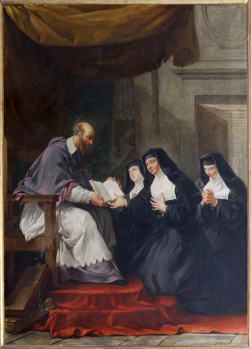 Saint_François_de_Sales_donnant_à_sainte_Jeanne_de_Chantal_la_règle_de_l'ordre_de_la_Visitation_Noël_Hallé