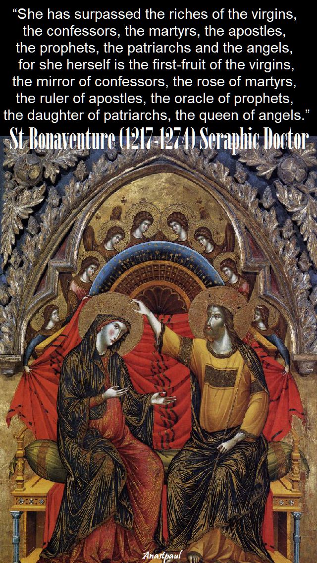 she has surpassed the riches - st bonaventure