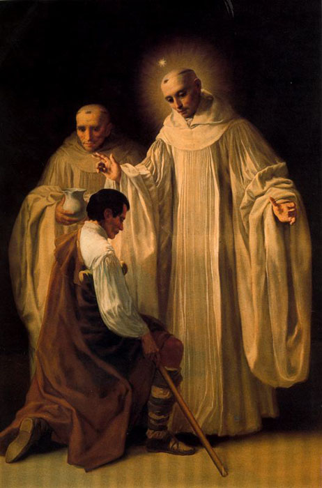 St Bernard of Clairvaux BY GOYA - Copy