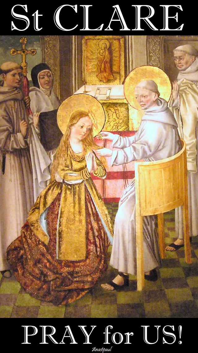 st clare pray for us 3