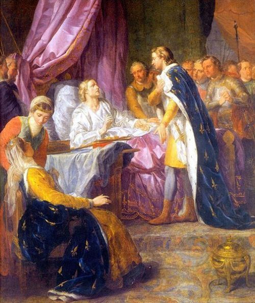 st louis deathbed advice to his son