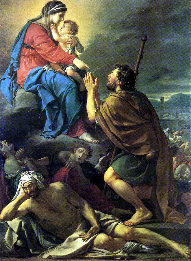 St Roch Praying to the Virgin for an End to the Plague Creator(s- Jacques-Louis David