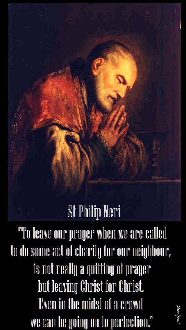 t lave our prayer - st philip neri