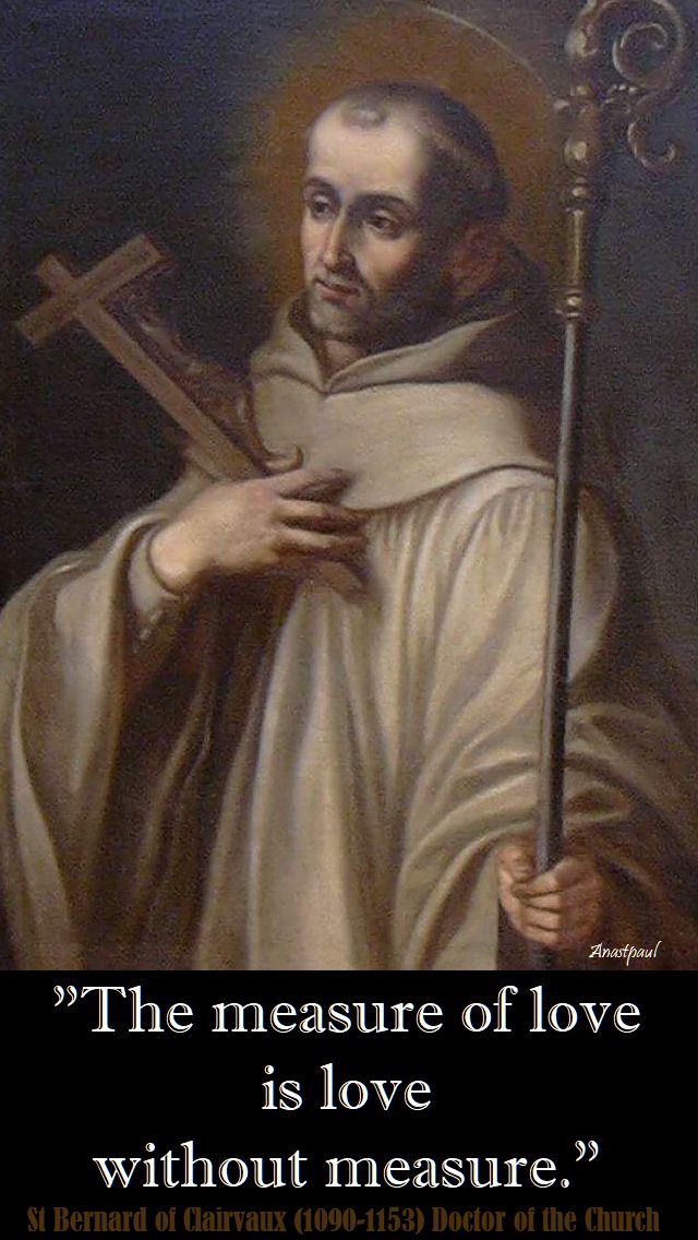 the measure of love - st bernard