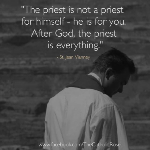 the priest is not a priest for himself