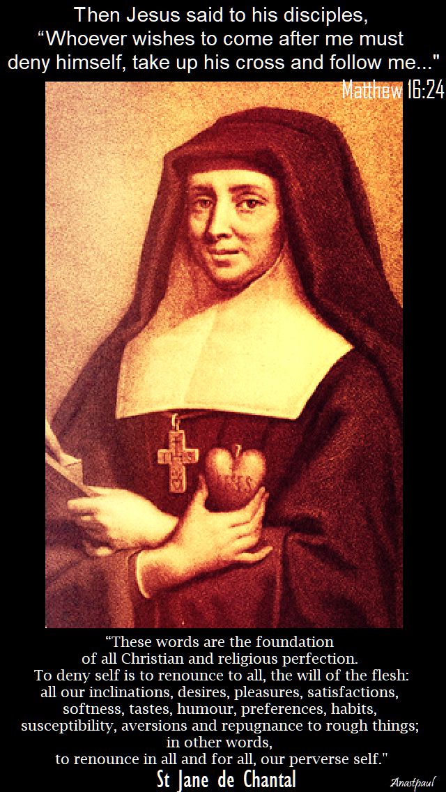 these words are the foundation - st jane de chantal