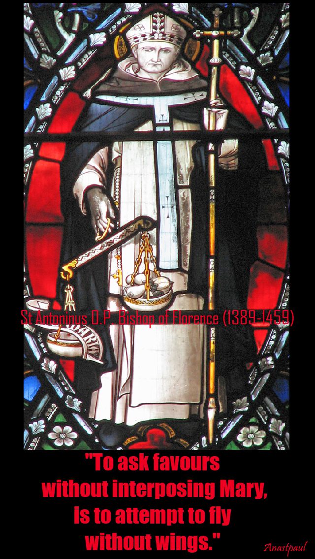 to ask favours without interposing mary - st antoninus of florence