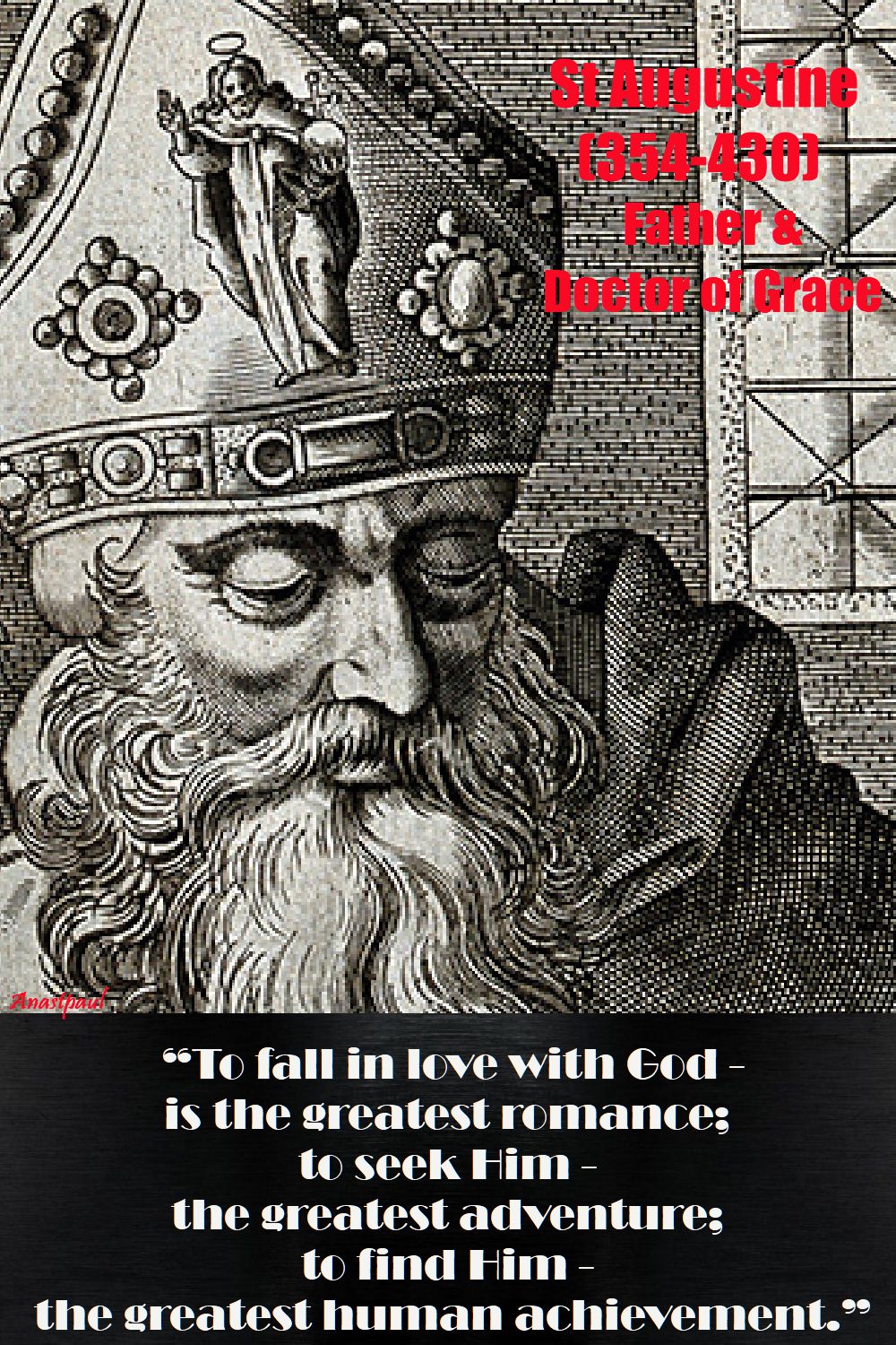 to fall in love with god - st augustine