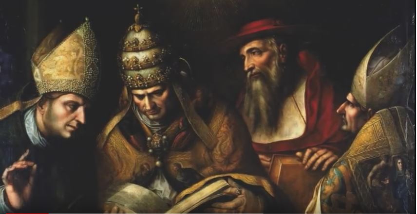 4 ORIGINAL LATIN FATHERS - JEROME, AMBROSE, GREGORY &amp; AUGUSTINE