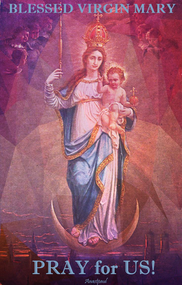 blessed virgin holy mother pray for us.2