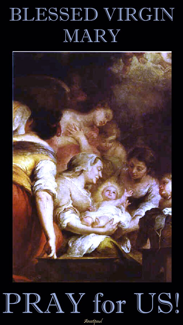 blessed virgin mary pray for us