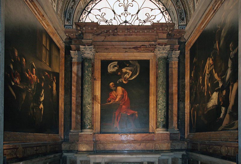 Contarelli Chapel in Rome's Church of St Louis of the French.