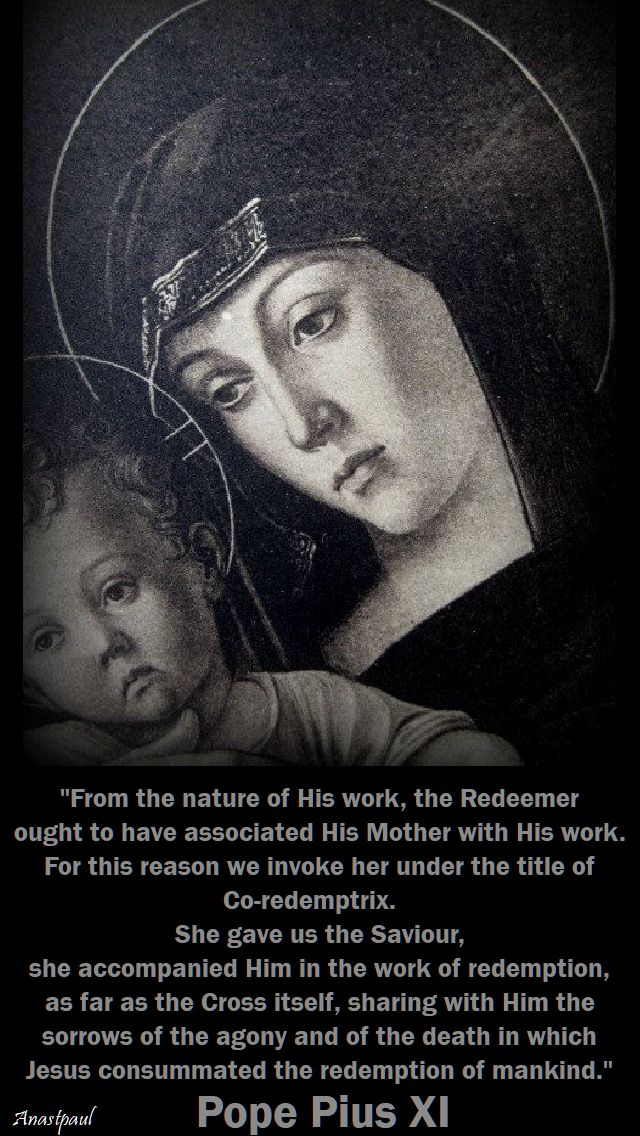 from the nature of his work - pope pius xi - 18 sept 2017