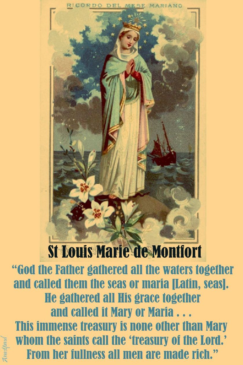 god the father gathered - st louis de montfort