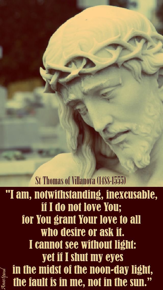 i am, notwithstanding,-st thomas of villanova - 22 sept 2017