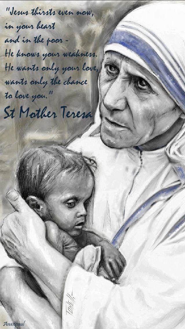 jesus thirsts even now