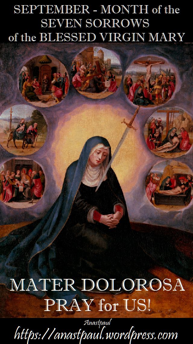 mater dolorosa pray for us