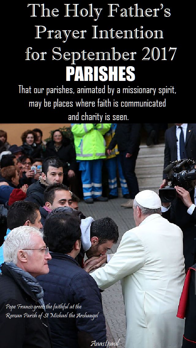 prayer intention september 2017