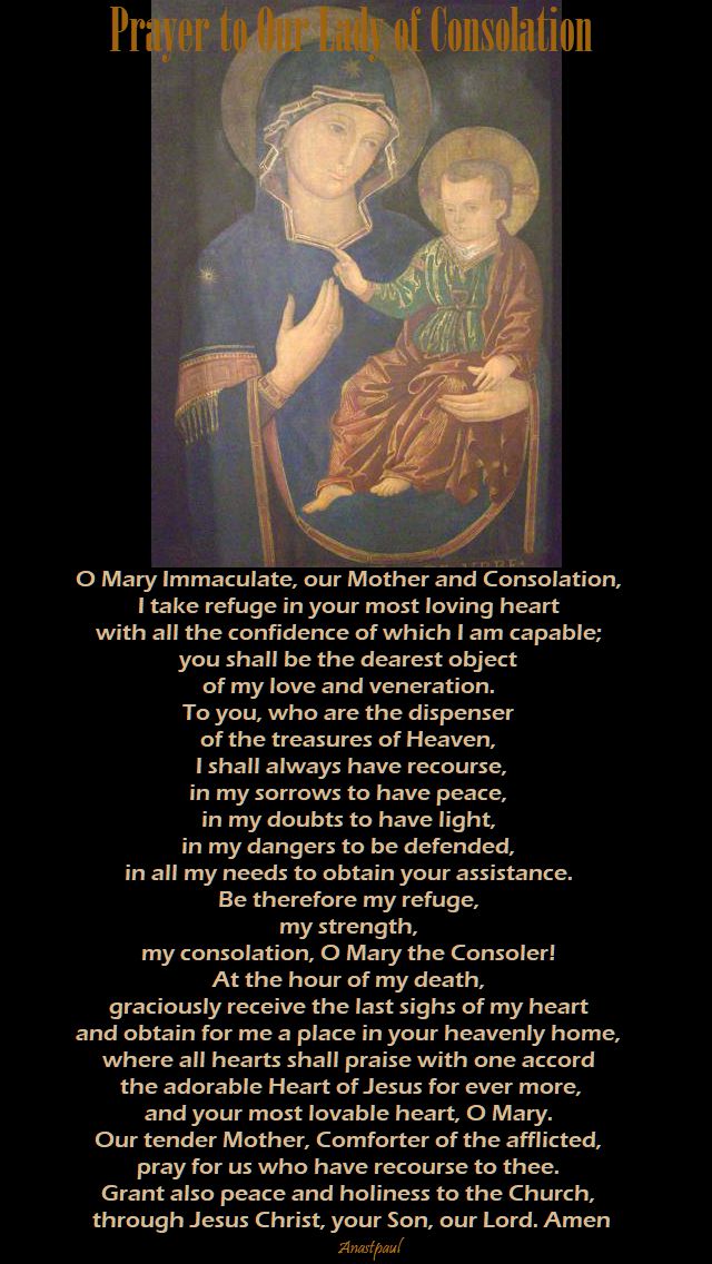 prayer to our lady of consolation no 2