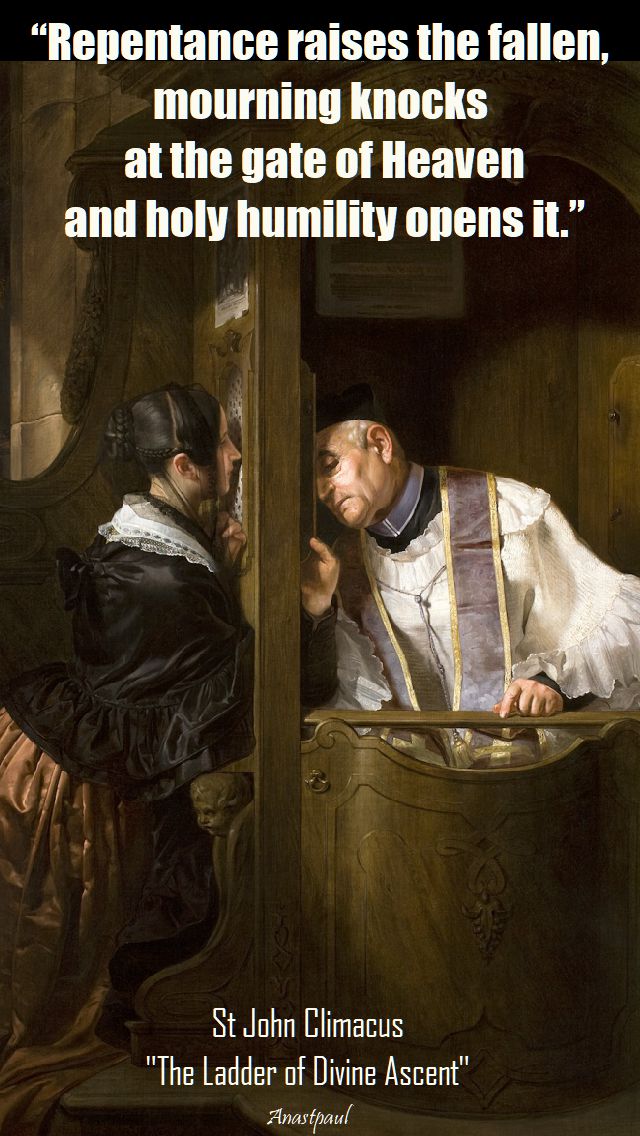 repentance raises the fallen - st john climacus - 28 sept st wenceslaus memorial