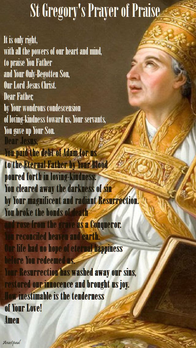 st gregory's prayer of praise.2