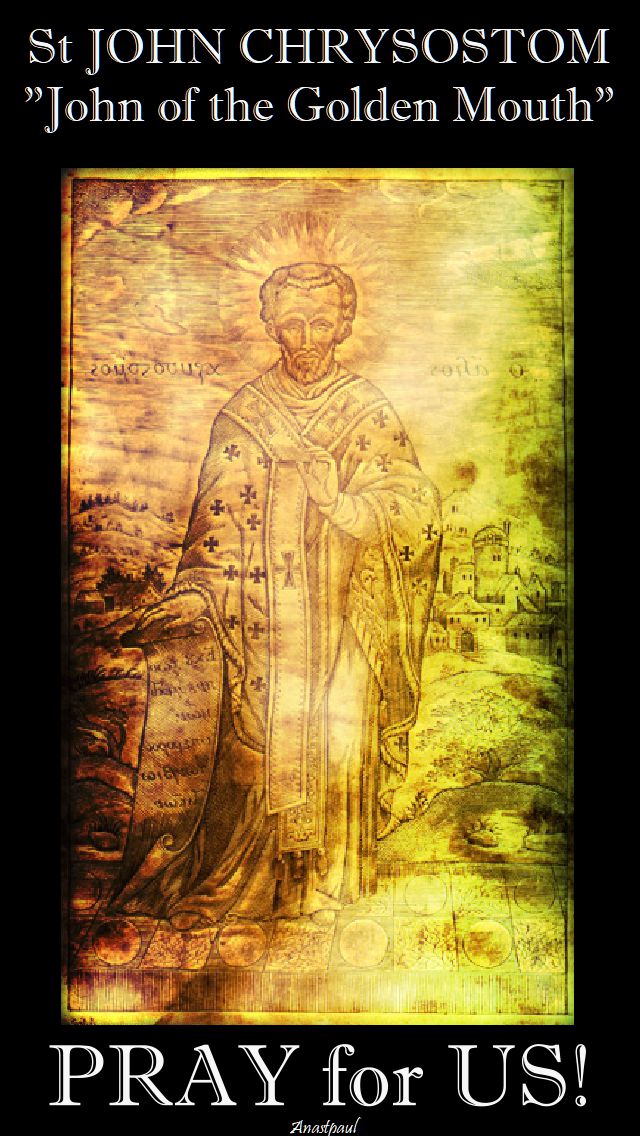 st john chrysostom pray for us