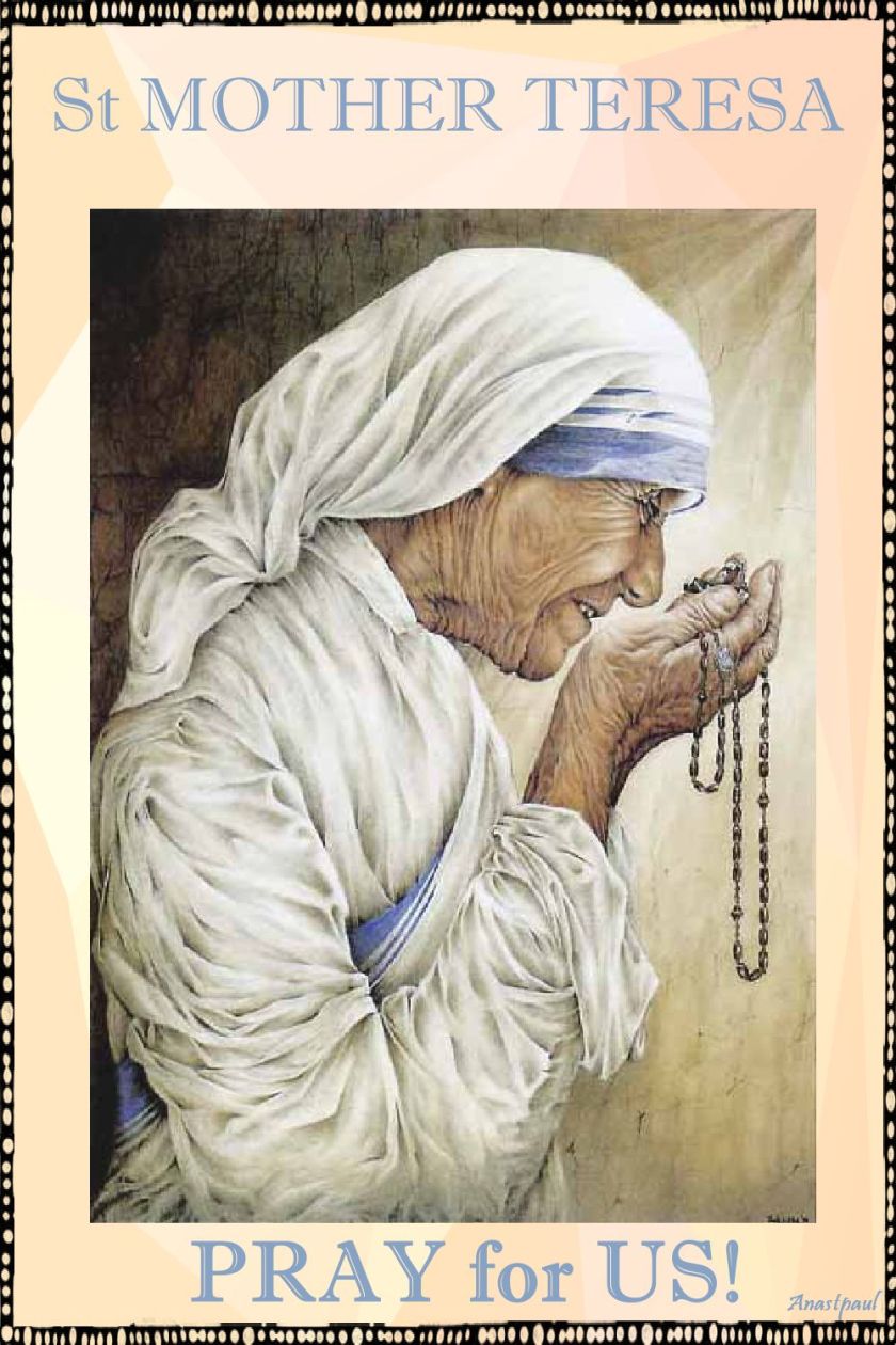 st mother teresa - pray for us