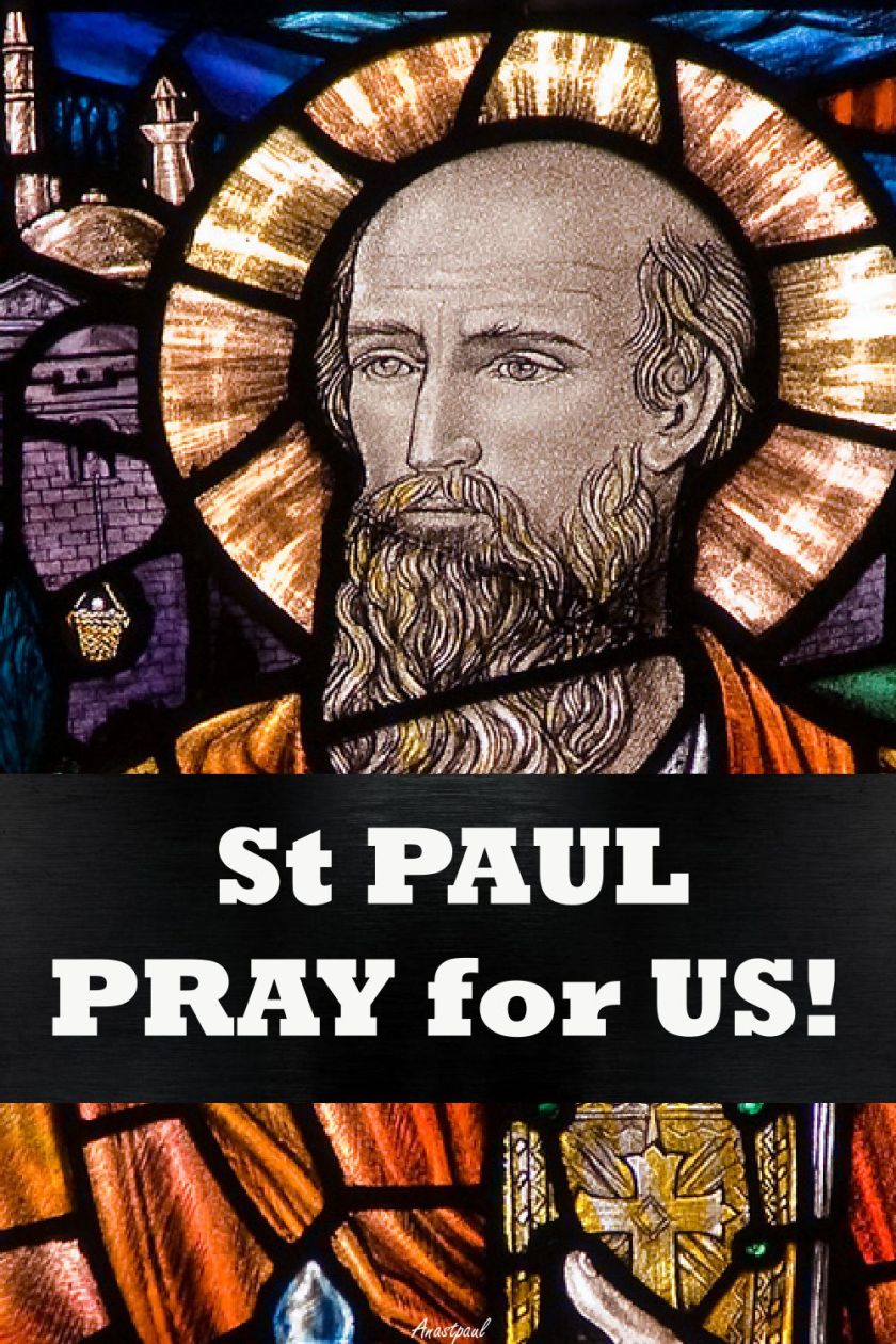 ST PAUL PRAY FOR US