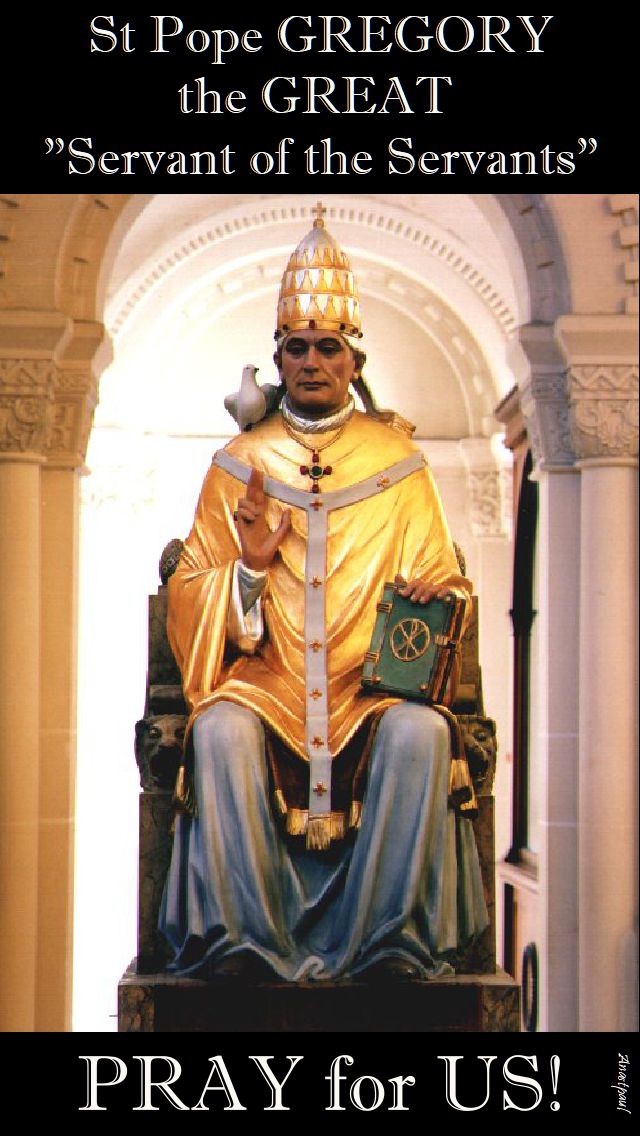 st pope gregory pray for us 2