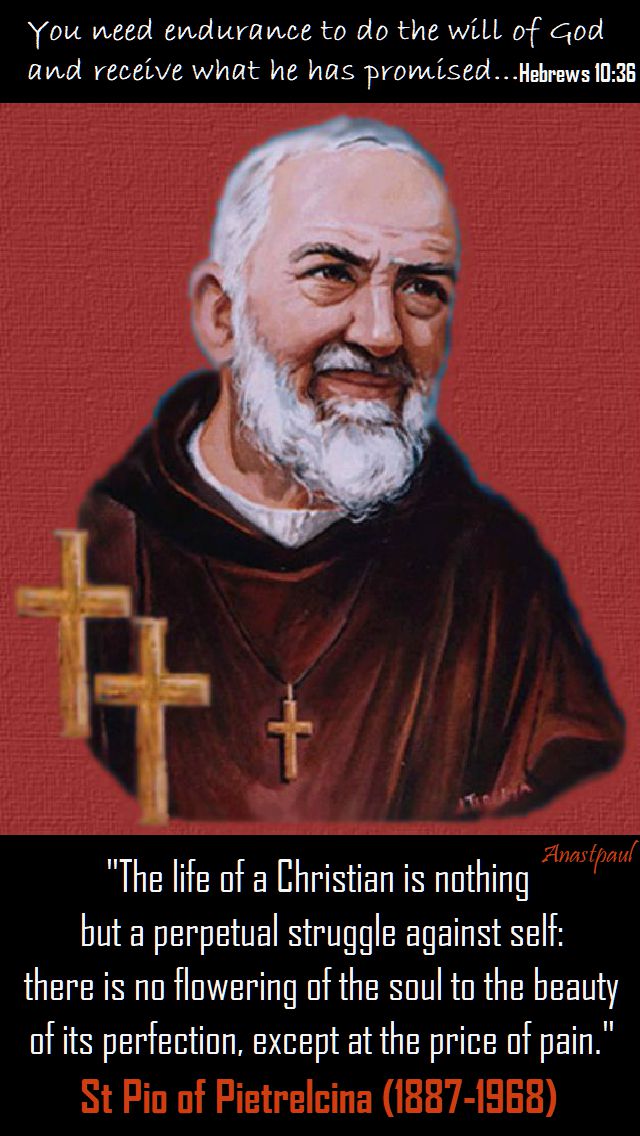 the life of a christian - st pio - 23 sept 2017