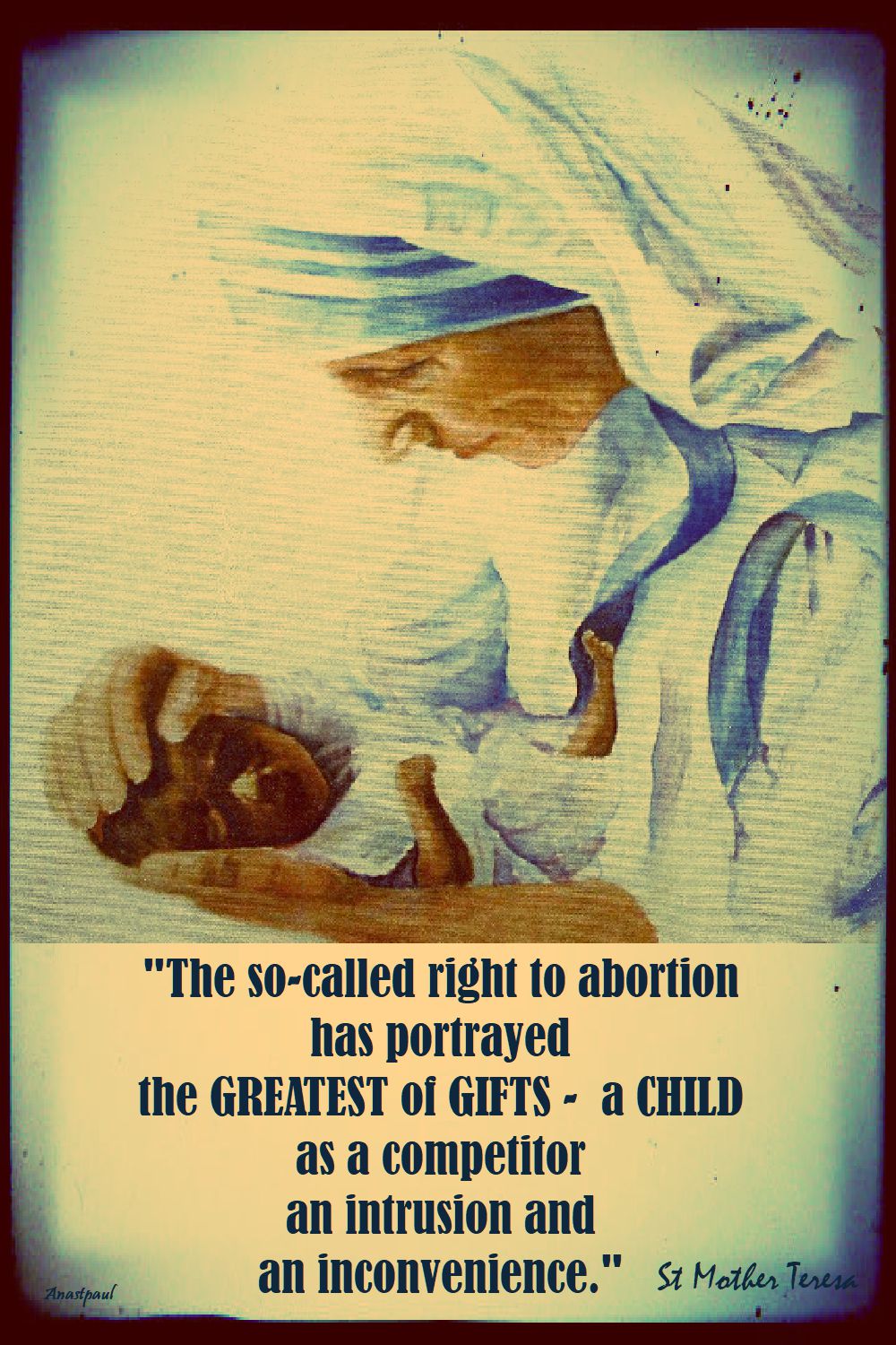 the so-called right to abortion - st mother T