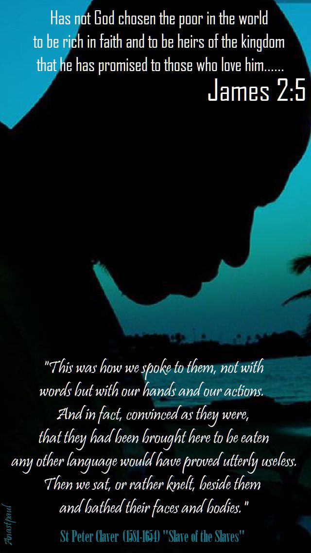 this was how we spoke to them - st peter claver