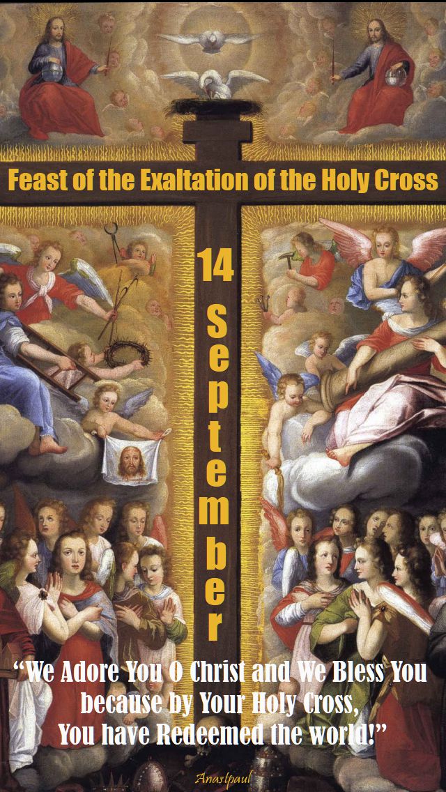 we adore you o christ - 14 sept - exaltation of the holy cross