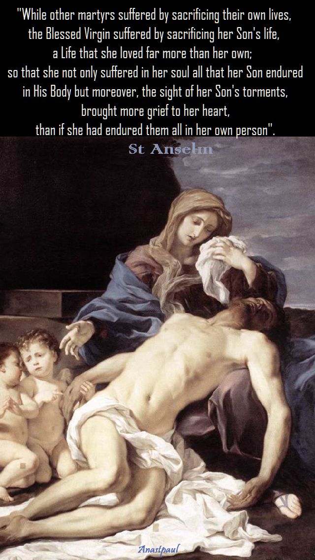 while other martyrs - st anselm