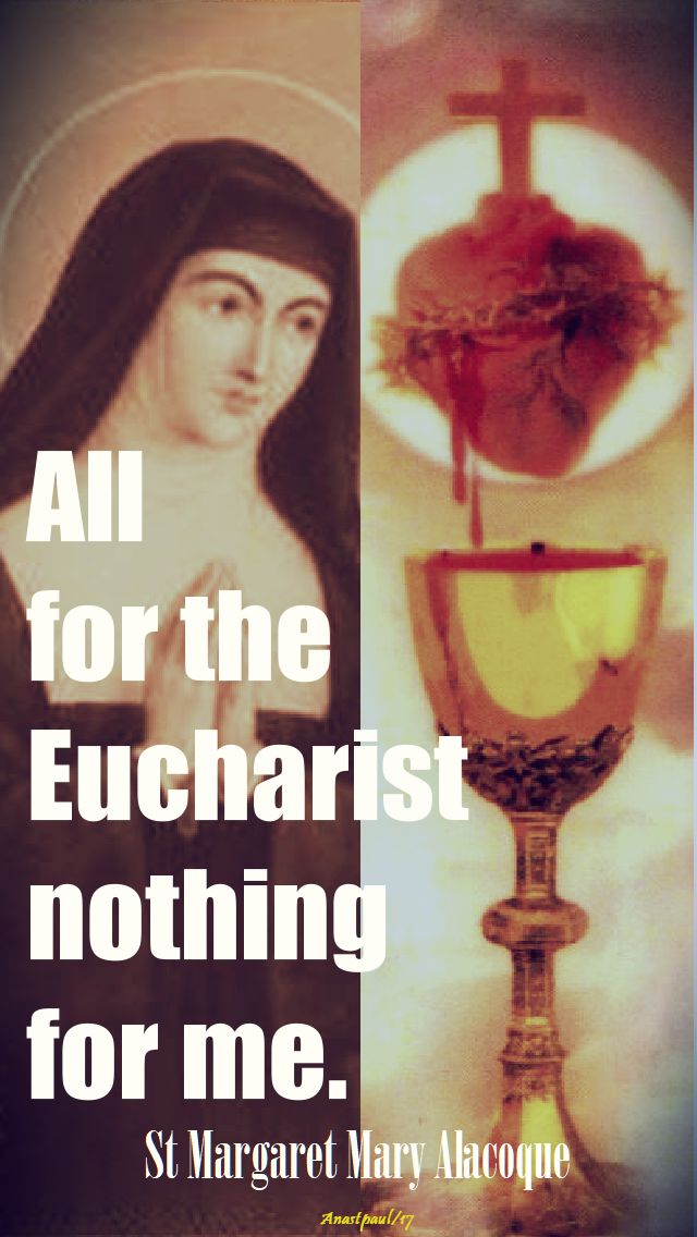 all for the eucharist - st m m - 16 oct 2017