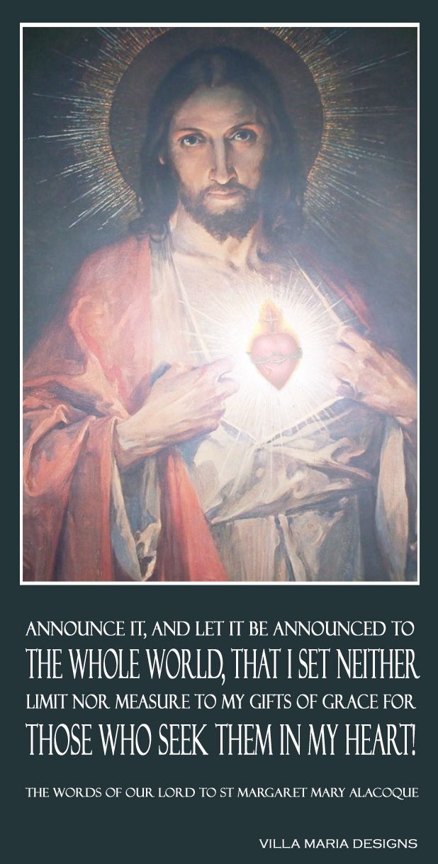 announce it and let it be announced - st margaret mary