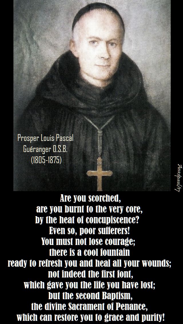 are you scorched - abbot gueranger - 25 oct 2017