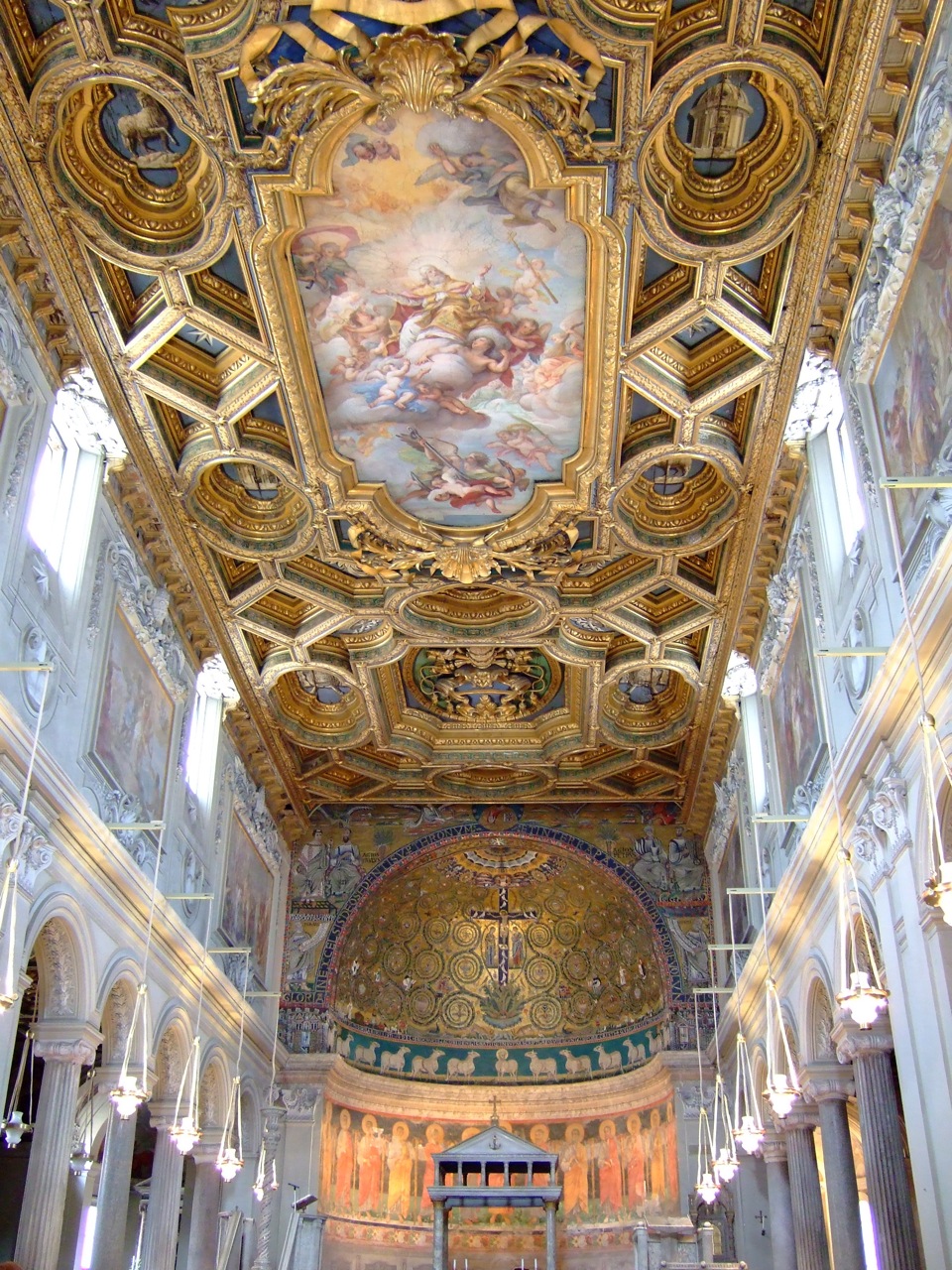 basilica-san-clemente-ceiling
