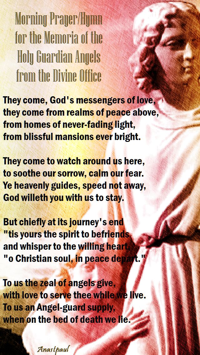 breviary morning prayer - guardian angels 2 oct