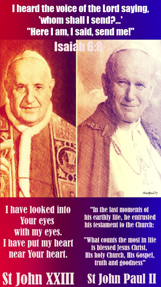 i have looked into your eyes - st john 23 - 11 oct 2017