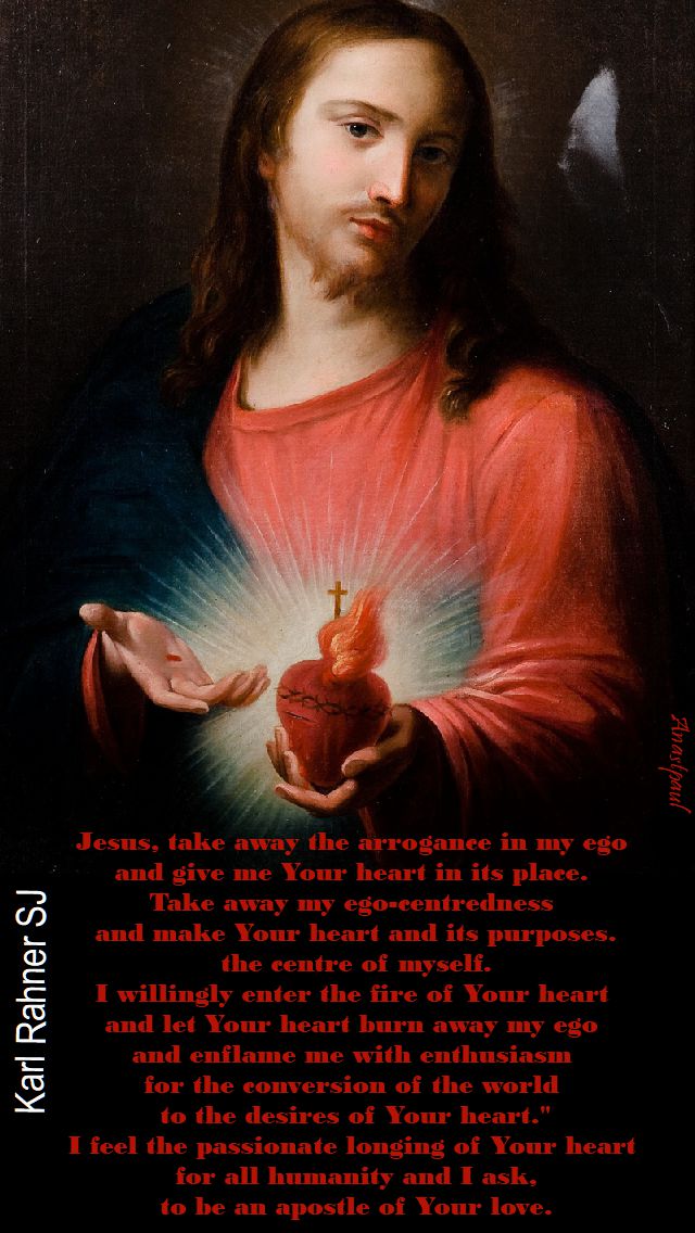 jesus, take away - karl rahner - 8 oct 2917