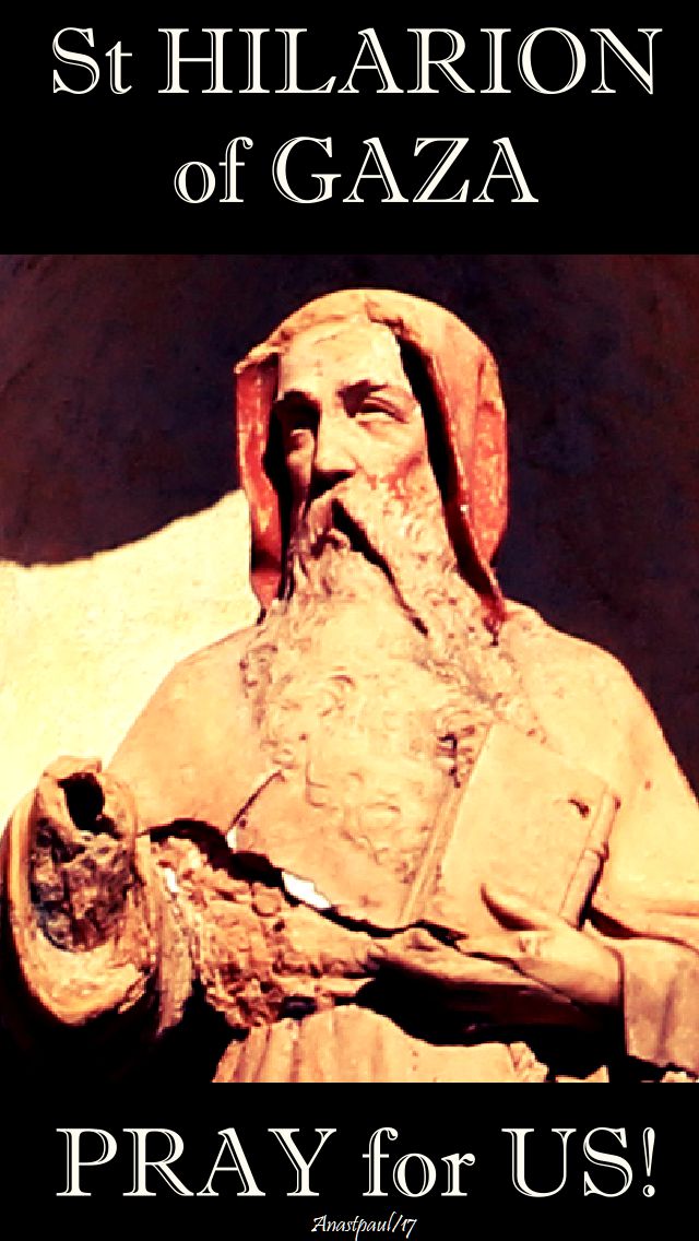 st hilarion pray for us