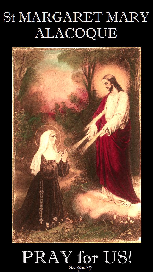 st margaret mary - pray for us