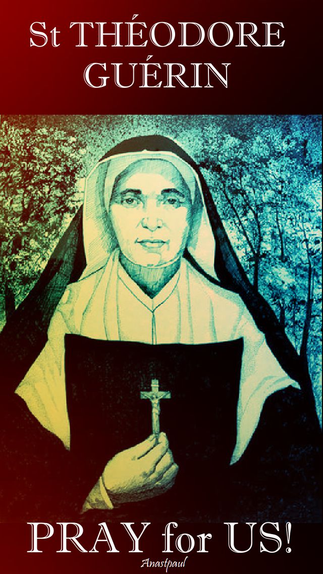st THÉODORE GUÉRIN - pray for us