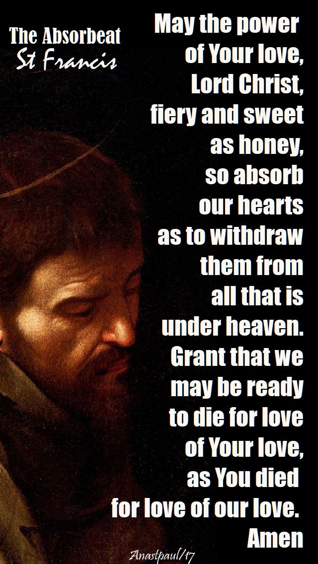 the absorbeat - st franics 13 oct 2017