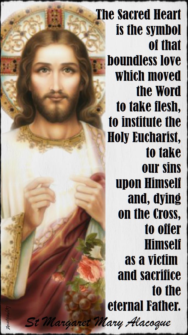 the sacred heart is the symbol - st mm - 16 oct 2017